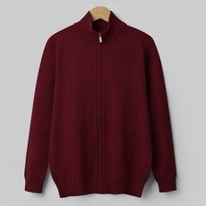 M.N.C 男款柔軟基本款針織拉鍊開襟衫 MDKN733TB