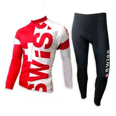 Columbus Korea男款Pixie世界隊自行車上下套裝 長袖 瑞士