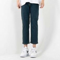 THEGANZI 男士基本款彈力鬆緊腰帶皮帶淺藍深藍大尺碼牛仔褲