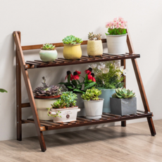 FITISM 木製盆栽架, 單一顏色, 2段