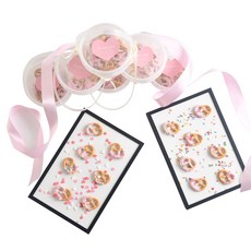 DIYOU 草莓蝴蝶餅巧克力製作套組, 1套, 5種