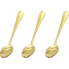 TABLE Art. 鈦茶匙3件組, 黃金, 3個
