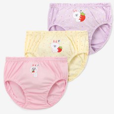 PremierFam Line Friends女童款純棉三角內褲 3件組