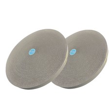 PETSMON 加大款躺臥舒適圓形B瓦楞貓抓板大型補充包, 2個, 混合色