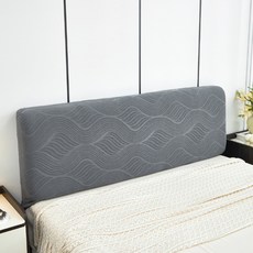 언헤브 먼지 방지 침대 헤드 커버, D 다크 그레이, 1개