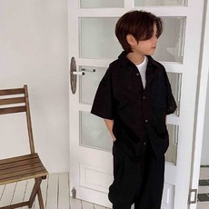 From I 兒童佩斯利燒花襯衫