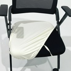 JSMOM 皮革PU防水餐椅坐墊套, 1個, 象牙白