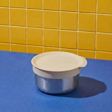 마미그래 이유식 스텐 밀폐 멀티볼, White 마요네즈, 1개, 270ml