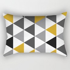 MarketA S/S Pantone 黃色印花單面抱枕套