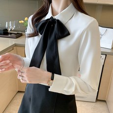 POPLARNC Ruu Cat 蝴蝶結襯衫