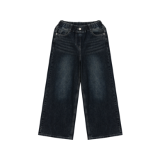 JCB 寬鬆寬版無彈性水洗丹寧褲 U149