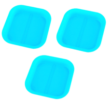 오늘도양 플라스틱 모종 화분받침 3p, 하늘색