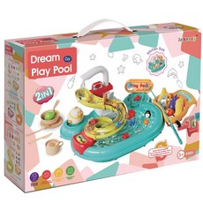 Inbealy 天空太陽星 2合1戲水樂園釣魚遊戲廚房遊戲 inbea12035, 1個, 薄荷綠