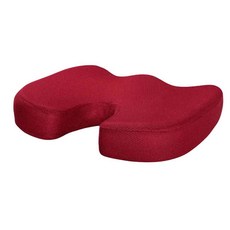 簡約風記憶海綿坐墊, 紅色的