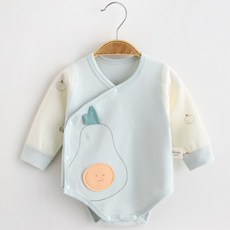 JOY MULTI 孩童酪梨印花長袖包屁衣