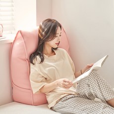 Yuze 3角形靠枕, 網眼粉色