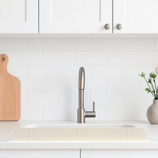 인콕 실리콘 싱크대 물막이 와이드 75cm, 오트밀베이지, 1개