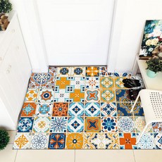 알럽홈 럭셔리 패턴 현관 발매트 60 x 90 cm, TYPE1, 1개