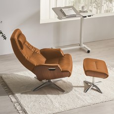 컴프오피스 컨펌 파트너 체어 + 스툴 세트 방문설치, 내츄럴브라운, 1세트