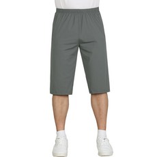 뉴이글 남성용 여름 아이스 7부 스판 밴드 바지 MJ-4509