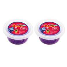 이지피아 샤이니 폼클레이, 보라, 120g, 2개