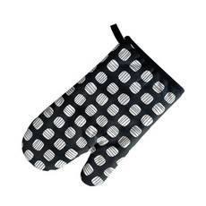 Junda Shop北歐風格微波爐烤箱用廚房手套, 黑點, 1個
