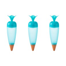 부스마켓 미니캐롯 원예 화분급수기 블루, 3개