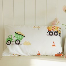 히요코베이비 모달코튼 듀라론 양면 베개 솜포함 베개커버, 잼디거