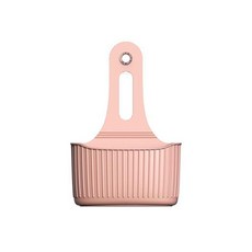 水槽吸盤式PVC菜瓜布架, 粉紅色, 1個