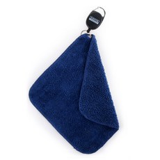 kaxiyagolf 伸縮繩棉質高爾夫球巾, 藍色, 1個