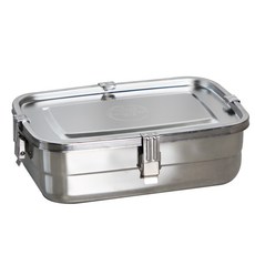 Livingglory 不鏽鋼密封長方形便當盒 1L, 1入, 單品