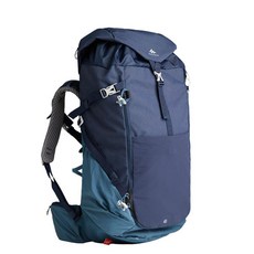 Quechua 防水登山背包 40L MH500, 深藍