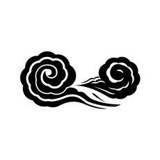 HTP 傳統圖案磁磚 K0809 10874, 雲紋, 1個