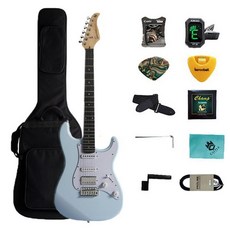 GOPHERWOOD 電吉他 S-MODERN II, 1個, 天王星藍