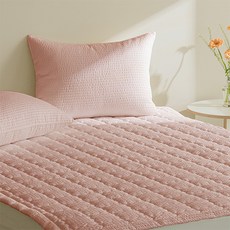 韓國 amante For Hughes 泡泡紗波紋涼墊, 粉紅色
