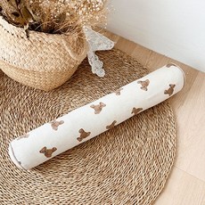 Ma lolotte 孩童身體枕頭100小墊子, 泰迪熊款 米色