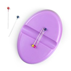 소잉바이핸드 문진겸용 자석 핀쿠션, 1개, 바이올렛