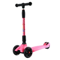 21st 컬러플 접이식 킥보드 + 바람개비, 분홍, 1개
