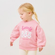 mollimelli 女童可愛兔子大學T