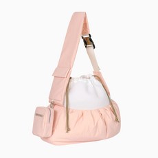 Miminko 狗狗環保Hobo單肩背袋 DP3XG4240, 粉紅色, 1個