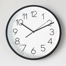 350 Arena 靜音大型掛鐘, 黑色