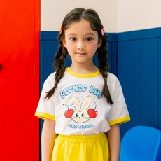 Lalaamang 女童Tory野餐T恤