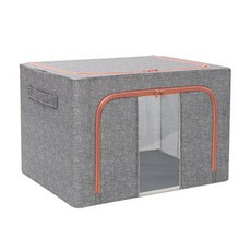 접이식 옷장 옷 보관또는 장난감보관 수납상자 대, 그레이, 1개