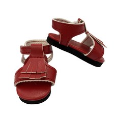 ONE&ONE Paola Reina SH02 流蘇綁帶涼鞋的娃娃鞋, 單色