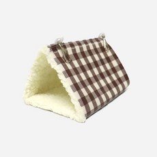 LIP Parrot 鸚鵡 GORE-TEX 柔軟材質格紋小型三角床, 1個, 咖啡色