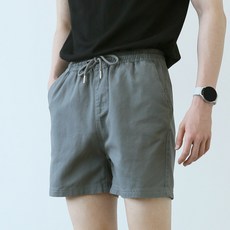 블루포스 남성용 크레옴 밴딩 면반바지