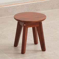 예다움 원형 원목 미니 스툴 화분, 아카시아, 1개