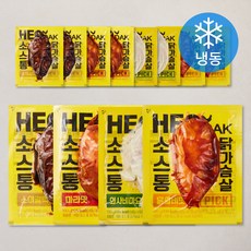 허닭 PICK 소스 통 닭가슴살 4종 x 3p 세트 (냉동), 100g, 12개입, 1개