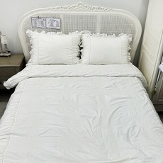 MaMaison 다마스크 차렵 듀벳 이불커버세트 BSMV26-160-WH