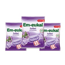 Em-eukal 無糖潤喉糖 鼠尾草口味, 75g, 3包